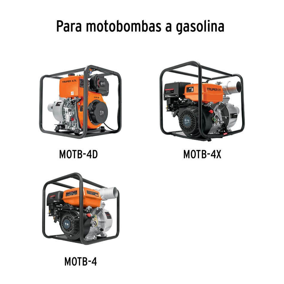 Kit de conector de descarga para MOTB-4, Truper, 101152