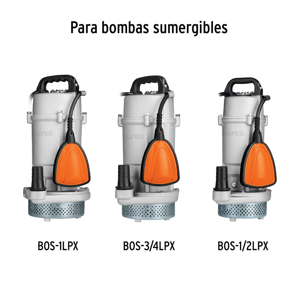 Kit de conector y empaque p/bombas sumerg. metálicas, TRUPER, 101946
