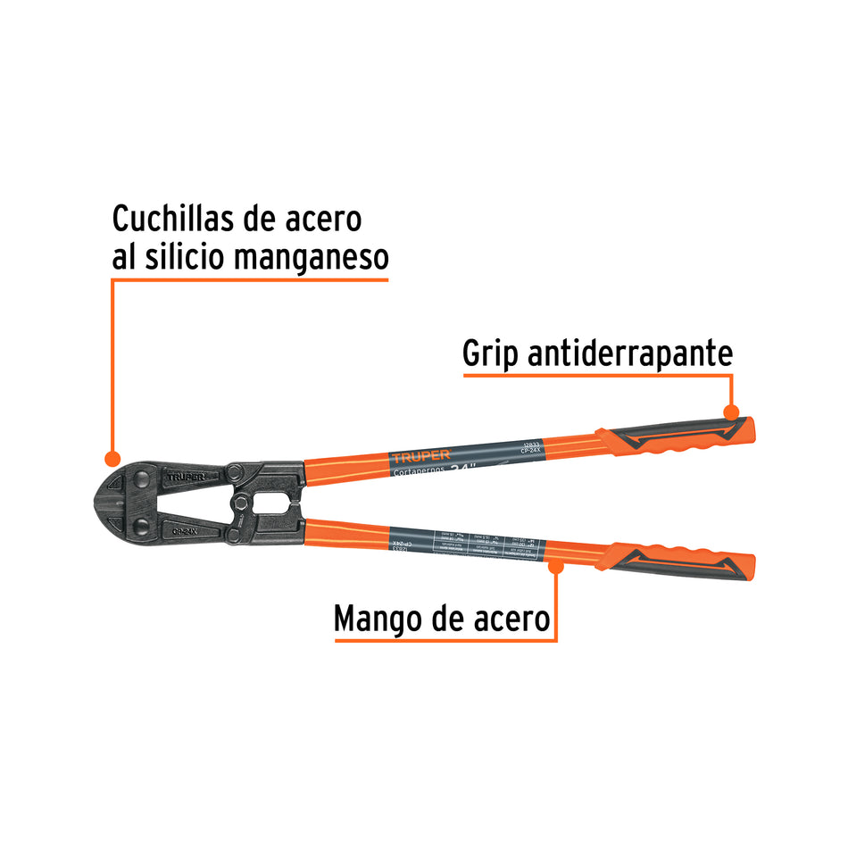 Cortapernos 24', profesional, TRUPER, 12833