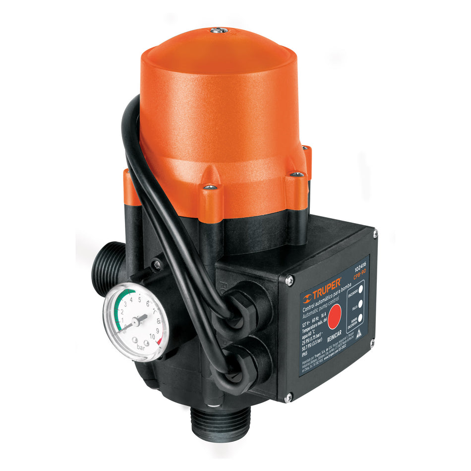 Control automático de presión de bombas para agua, 90°, 102416