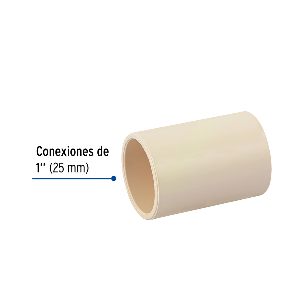 Cople de CPVC de 1', Foset Caja con 20, 45128