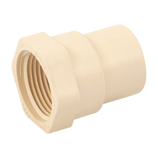 Conector hembra de CPVC 3/4', Foset Caja con 20, 45102