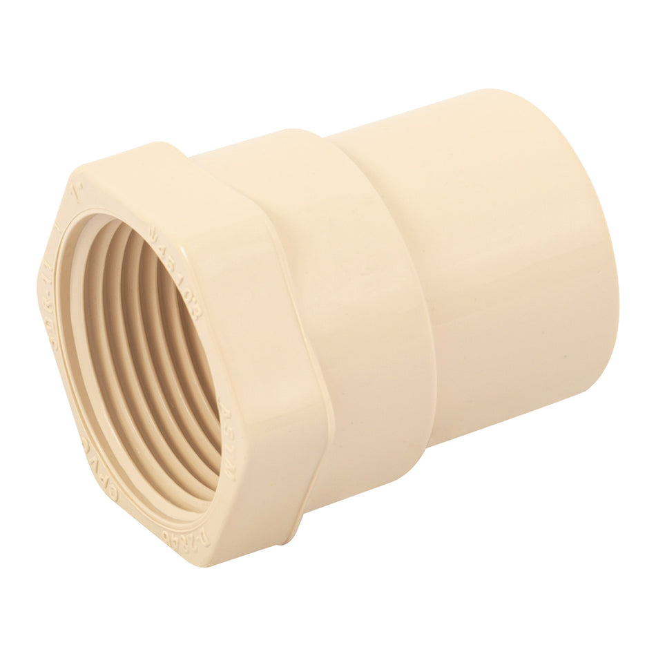 Conector hembra de CPVC 1', Foset Caja con 20, 45103