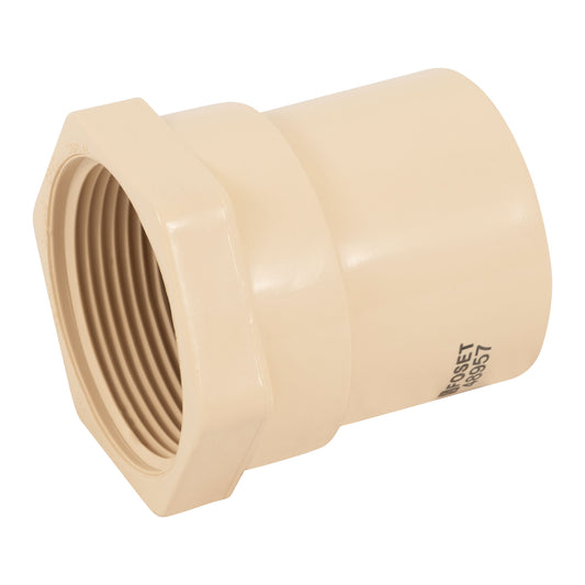 Conector hembra CPVC 1-1/2', Foset Caja con 4, 48957