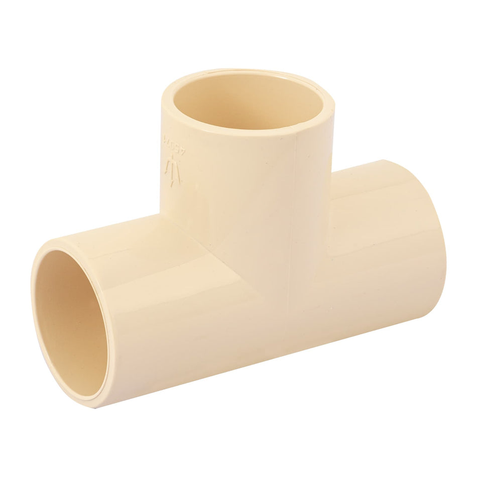 Tee sencilla de CPVC 1', Foset Caja con 20, 45071
