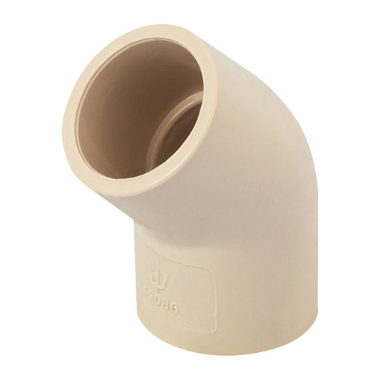 Codo 45° de CPVC de 1/2', Foset Caja con 20, 45086