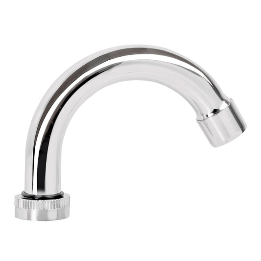 Cuello curvo para mezcladora de lavabo, cromo, Basic, 49377