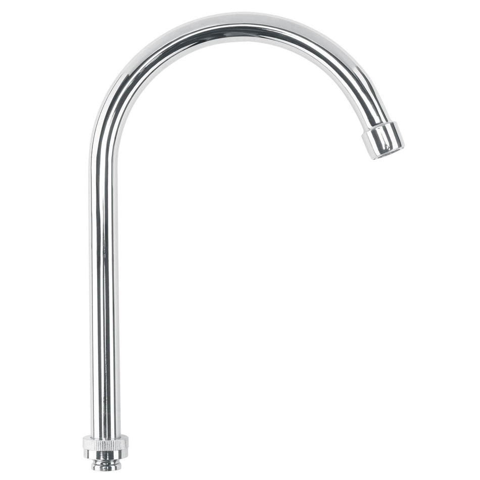 Cuello alto/curvo para mezcladora de fregadero, cromo, Basic, 45718