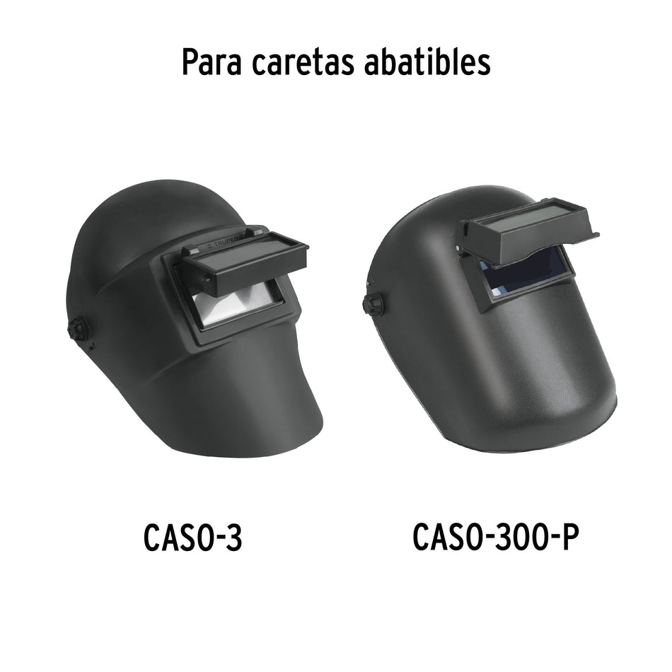 Lente transparente para caretas abatibles TRUPER y PRETUL Caja con 20, 14278
