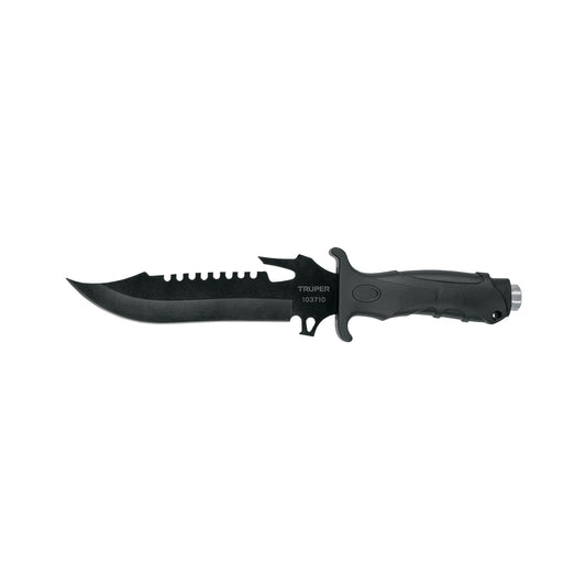 Cuchillo táctico para campismo 7', TRUPER Caja con 4, 103710
