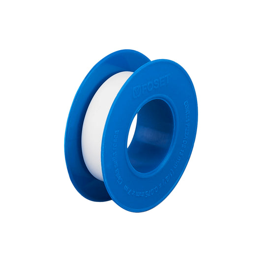 Cinta sella roscas 1/2' x 7 m, uso general, Foset Caja con 100, 47476
