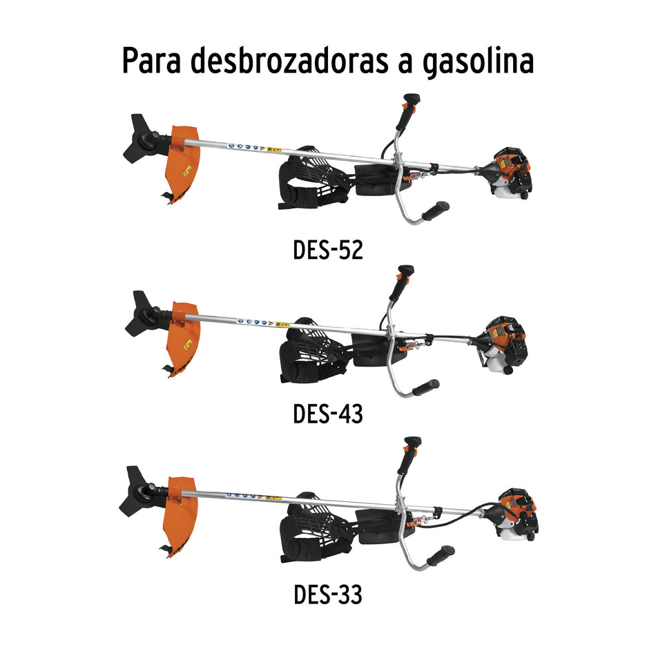 Cuchilla de tres aspas para desbrozadoras DES-33, 43 y 52, 15989