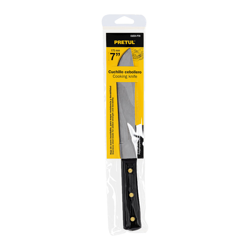 Cuchillo cebollero 7' mango de polipropileno, Pretul Caja con 6, 23086