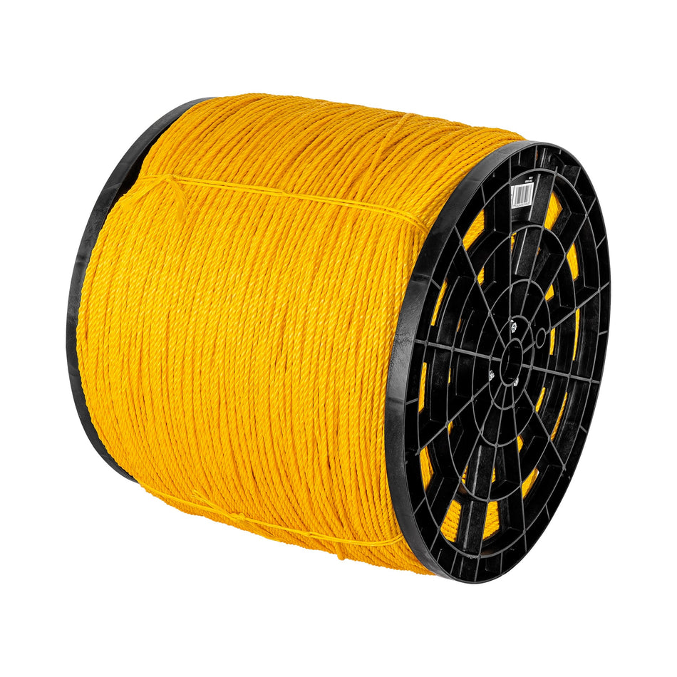 Kilo de cuerda amarilla de polipropileno 4mm, carrete 20 kg Caja con 20, 44472