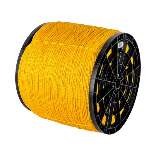 Kilo de cuerda amarilla de polipropileno 4mm, carrete 20 kg Caja con 20, 44472