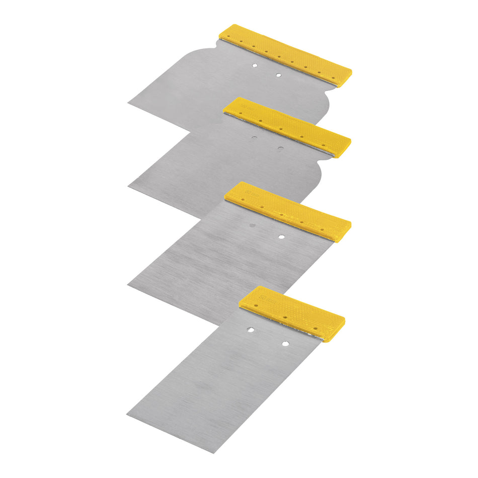 Juego de 4 cuñas con mango de plástico, Pretul Caja con 6, 24200