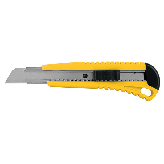Cutter 18 mm plástico con alma metálica, Pretul Caja con 12, 22396