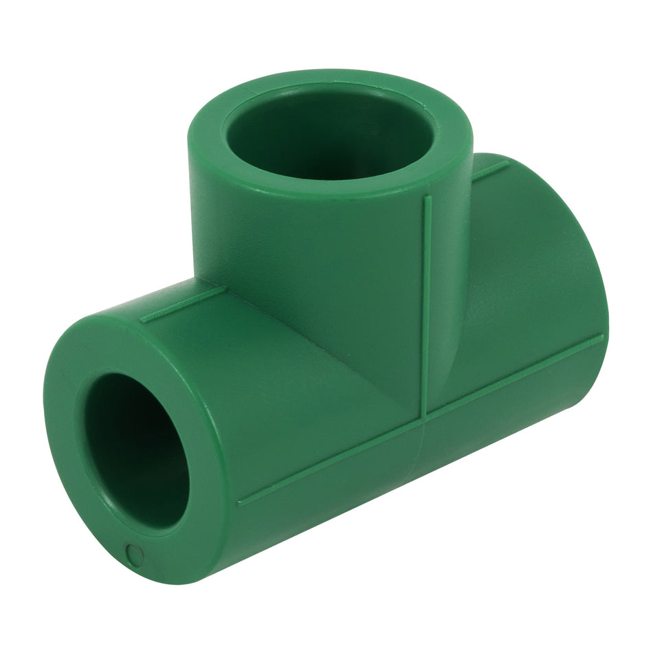 Tee reducida de PPR 3/4' x 1/2' x 3/4', Foset Caja con 10, 49845