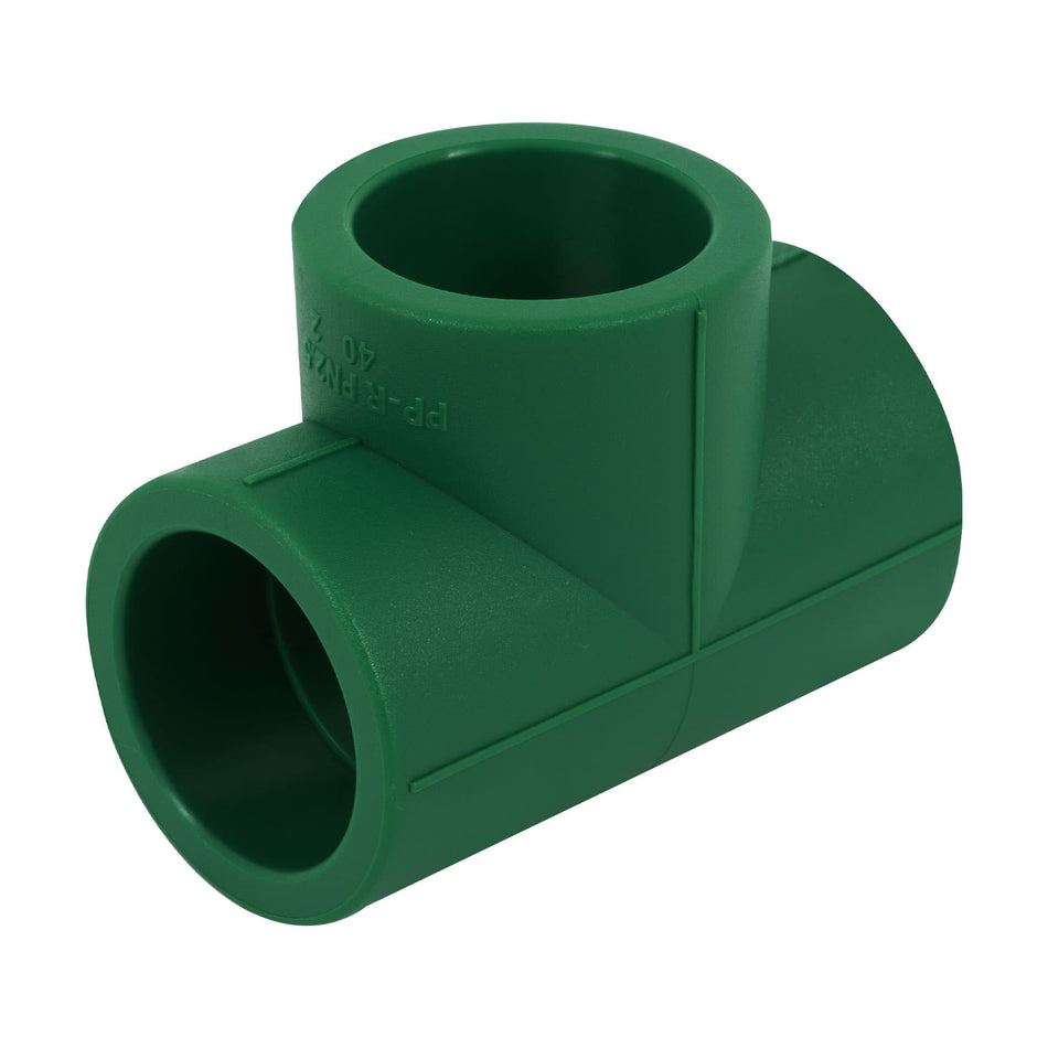 Tee sencilla de PPR 1-1/4', Foset Caja con 4, 45465