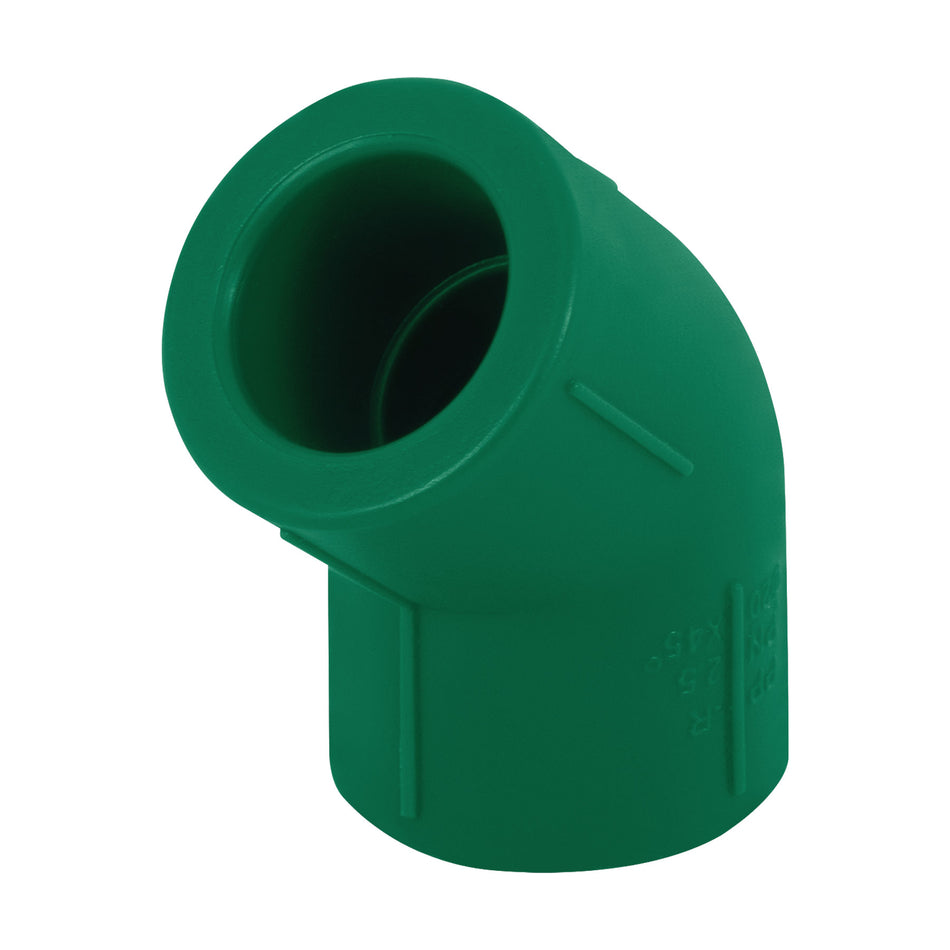Codo 45° PPR, 1/2', Foset Caja con 10, 49867