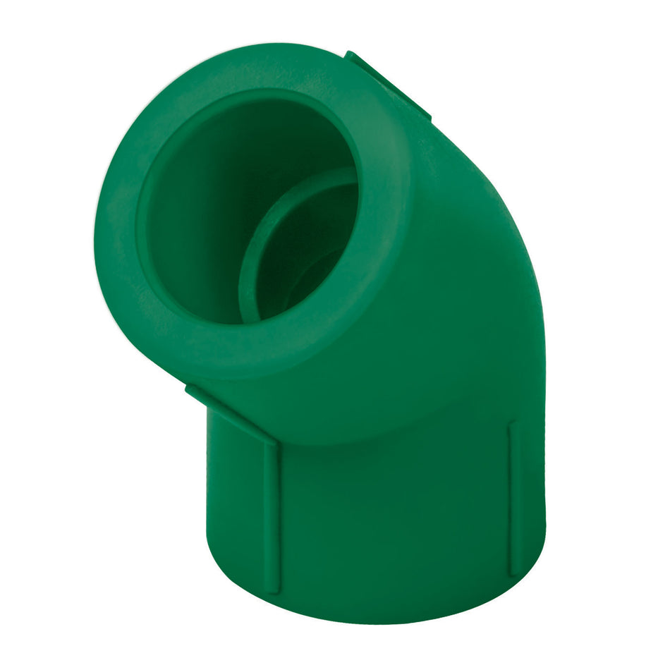 Codo 45° PPR, 3/4', Foset Caja con 10, 49868