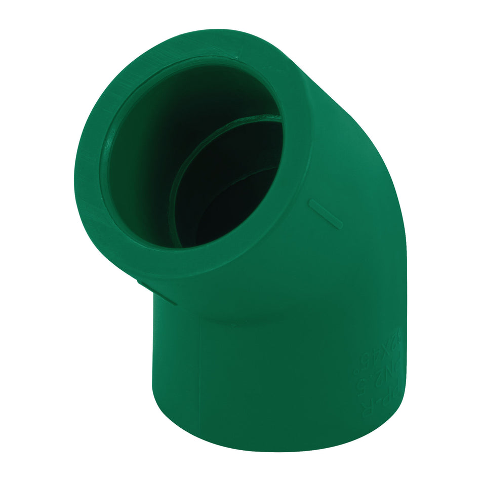 Codo 45° PPR, 1', Foset Caja con 10, 49869