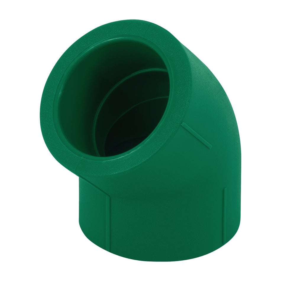 Codo 45° PPR, 1-1/4', Foset Caja con 4, 45462