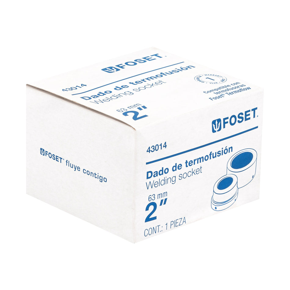 Dado para termofusora de 2' (63 mm), Foset, 43014
