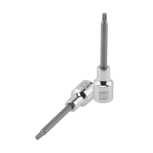 Dado punta larga bristol M5, cuadro 1/2', Truper Caja con 6, 101248