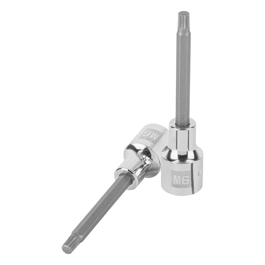 Dado punta larga bristol M6, cuadro 1/2', Truper Caja con 6, 101249