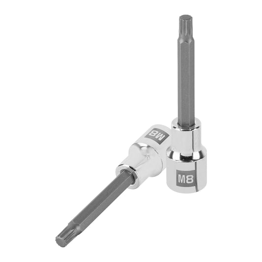 Dado punta larga bristol M8, cuadro 1/2', Truper Caja con 6, 101300