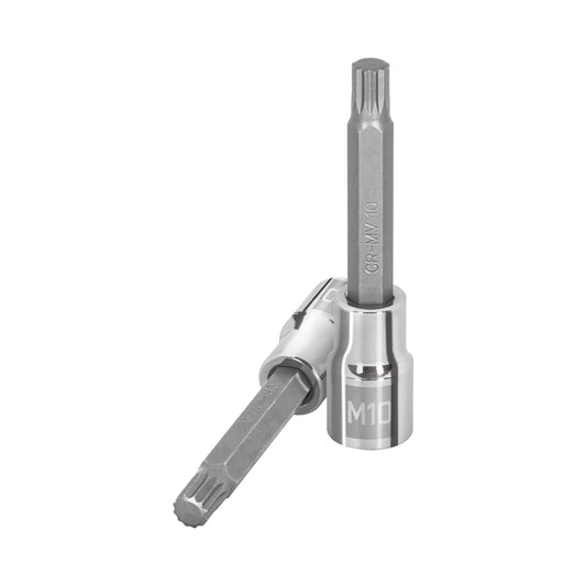 Dado punta larga bristol M10, cuadro 1/2', Truper Caja con 6, 101301