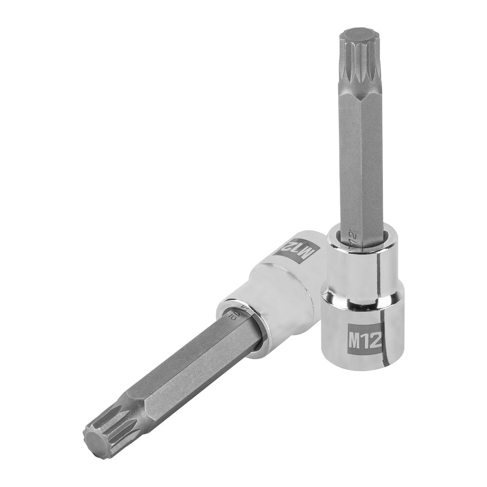 Dado punta larga bristol M12, cuadro 1/2', Truper Caja con 6, 101302