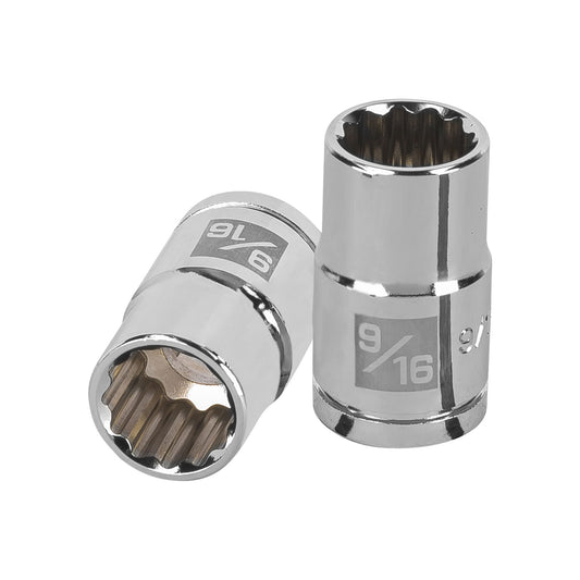 Dado de 9/16', 12 puntas, cuadro 1/2', Truper Caja con 6, 13303