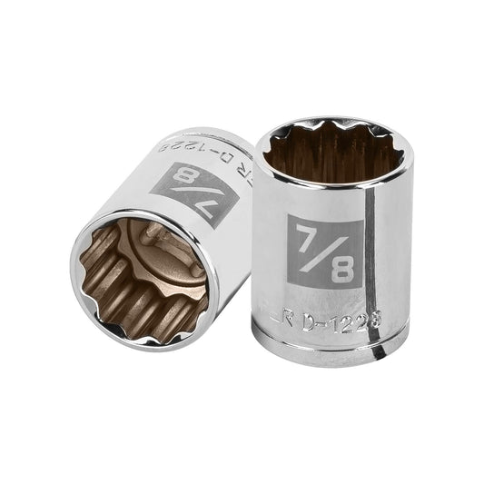 Dado de 7/8', 12 puntas, cuadro 1/2', Truper Caja con 6, 13308