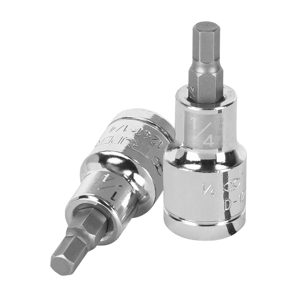 Dado punta hexagonal de 1/4', cuadro 1/2', Truper Caja con 6, 13251