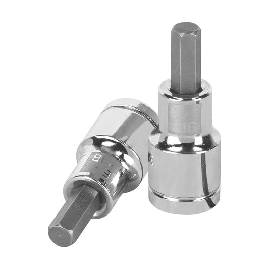 Dado punta hexagonal de 5/16', cuadro 1/2', Truper Caja con 6, 13252