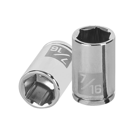 Dado de 7/16', 6 puntas, cuadro 1/4', Truper Caja con 6, 13161