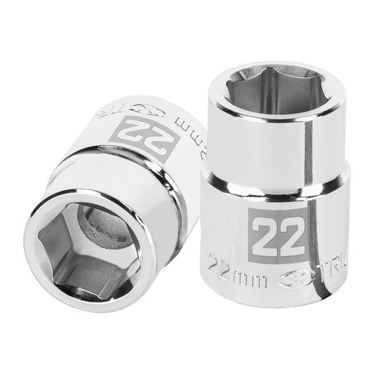 Dado de 22 mm, 6 puntas, cuadro 3/4', Truper Caja con 3, 14969
