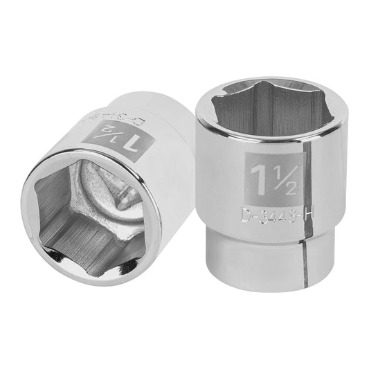 Dado de 1-1/2', 6 puntas, cuadro 3/4', Truper Caja con 3, 13832