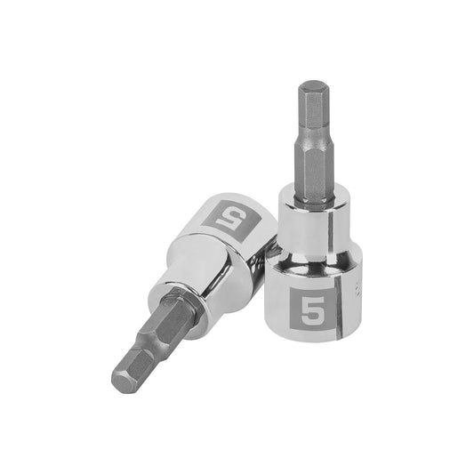 Dado punta hexagonal de 5 mm, cuadro 3/8', Truper Caja con 6, 13486