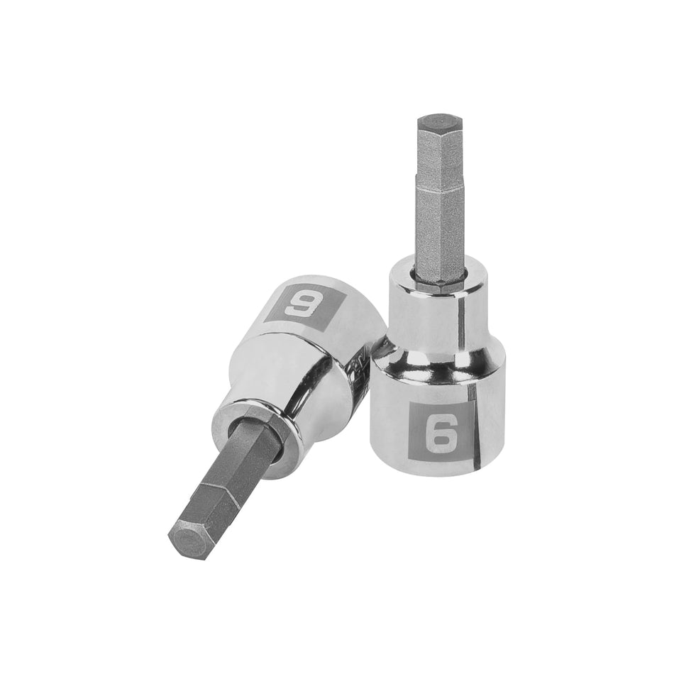 Dado punta hexagonal de 6 mm, cuadro 3/8', Truper Caja con 6, 13487
