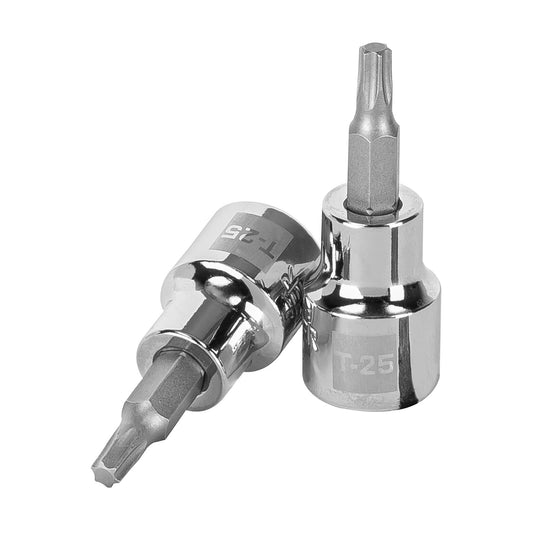 Dado punta torx T-25, cuadro 3/8', Truper Caja con 6, 13571