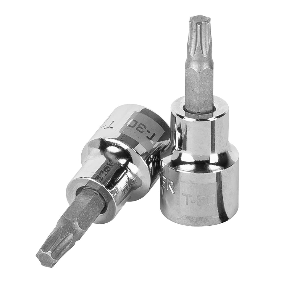 Dado punta torx T-30, cuadro 3/8', Truper Caja con 6, 13573