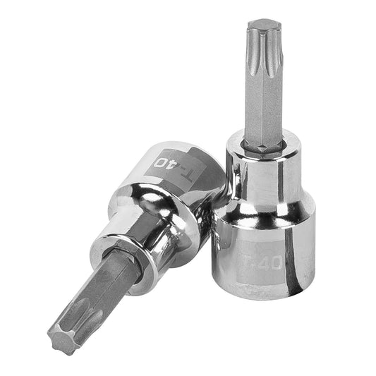 Dado punta torx T-40, cuadro 3/8', Truper Caja con 6, 13574