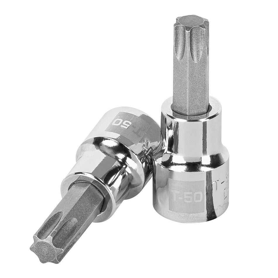 Dado punta torx T-50, cuadro 3/8', Truper Caja con 6, 13576