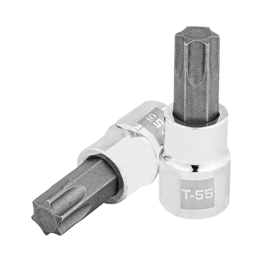 Dado punta torx T-55, cuadro 3/8', Truper Caja con 6, 13577