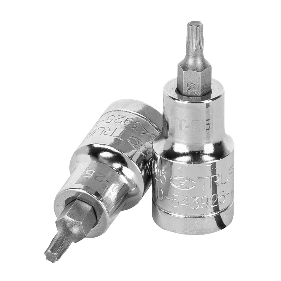 Dado punta torx T-25, cuadro 1/2', Truper Caja con 6, 13435