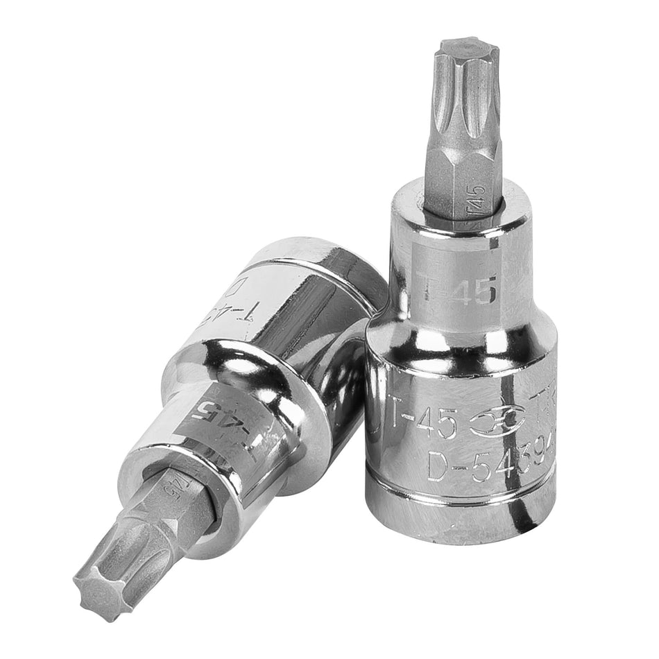Dado punta torx T-45, cuadro 1/2', Truper Caja con 6, 13438