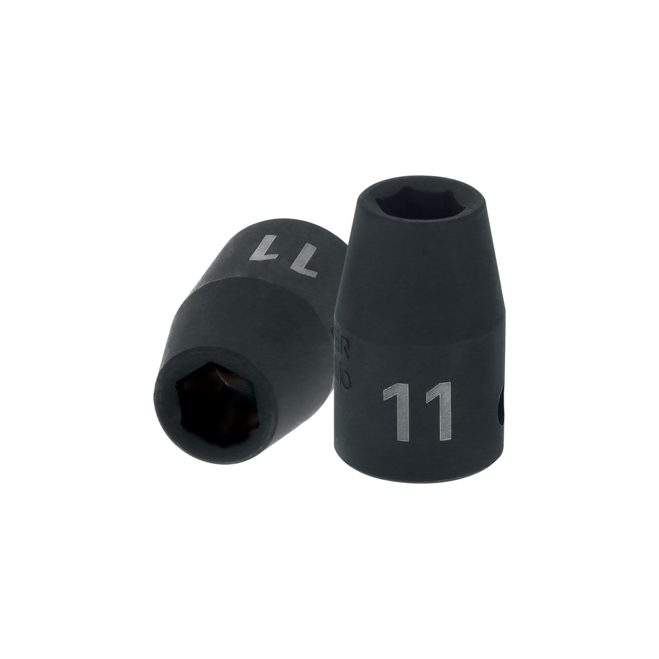 Dado cuadro 1/2' de impacto 6 puntas de 11 mm, Truper Caja con 6, 12411